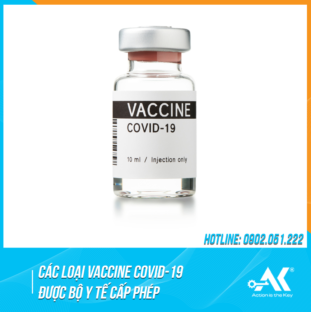 Các loại vaccine COVID-19 được Bộ Y tế cấp phép tại Việt Nam