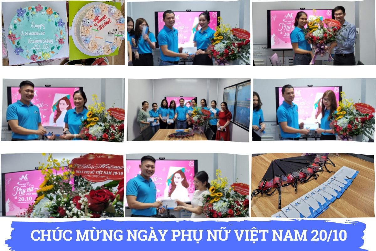 Anh Khang M&E chúc mừng ngày phụ nữ Việt Nam 20/10
