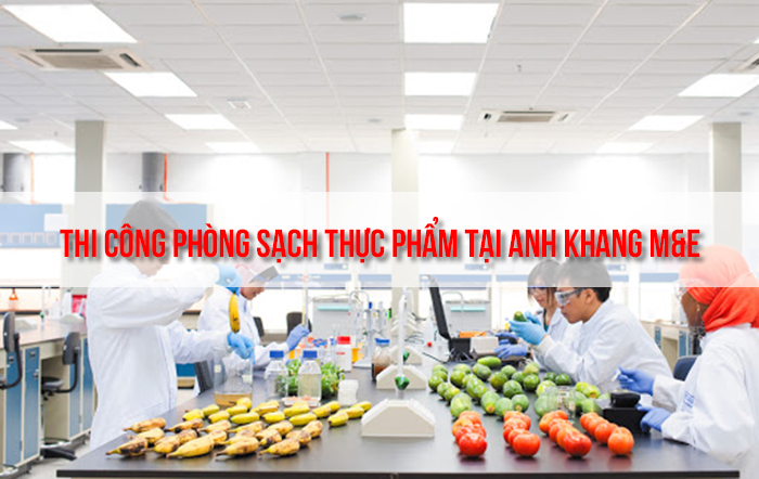 Thi công phòng sạch thực phẩm tại Anh Khang M&E