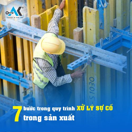 7 bước trong quy trình xử lý sự cố trong sản xuất