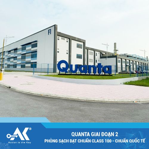 Quanta giai đoạn 2 - Phòng Sạch Đạt Chuẩn Class 100 - Chuẩn Quốc Tế