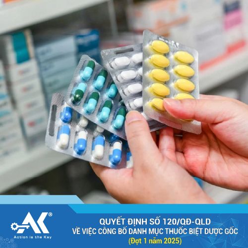 Quyết định số 120/QĐ-QLD về việc công bố Danh mục thuốc biệt dược gốc - Đợt 1 năm 2025