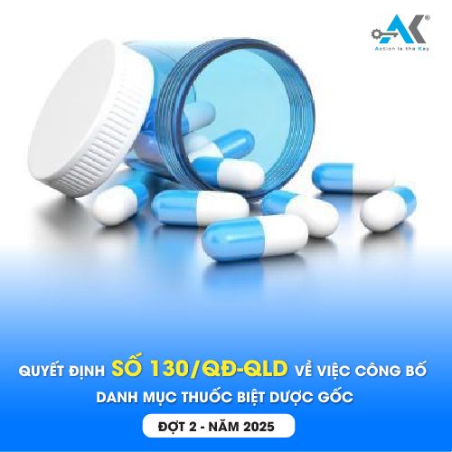 Quyết định số 130/QĐ-QLD về việc công bố Danh mục thuốc biệt dược gốc Đợt 2 - Năm 2025