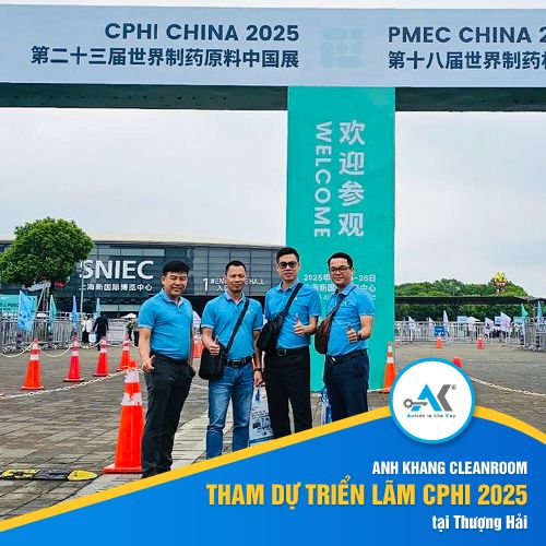 Anh Khang Cleanroom visits CHPI 2025 Exhibition in Shanghai