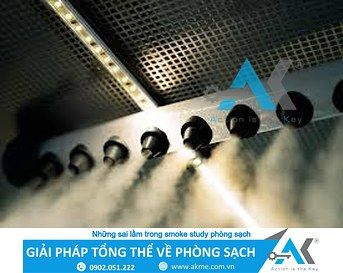 Những sai lầm phổ biến khi thực hiện thử nghiệm khói trong phòng sạch