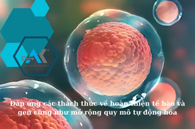 Đáp ứng các thách thức về hoàn thiện tế bào và gen cũng như mở rộng quy mô tự động hóa