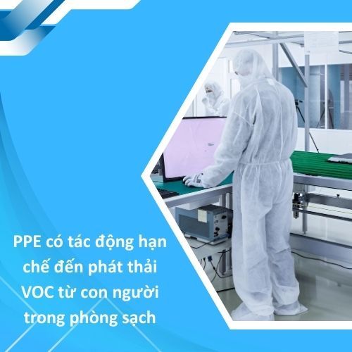 PPE has a limited impact on VOC emissions from humans in cleanrooms – New study
