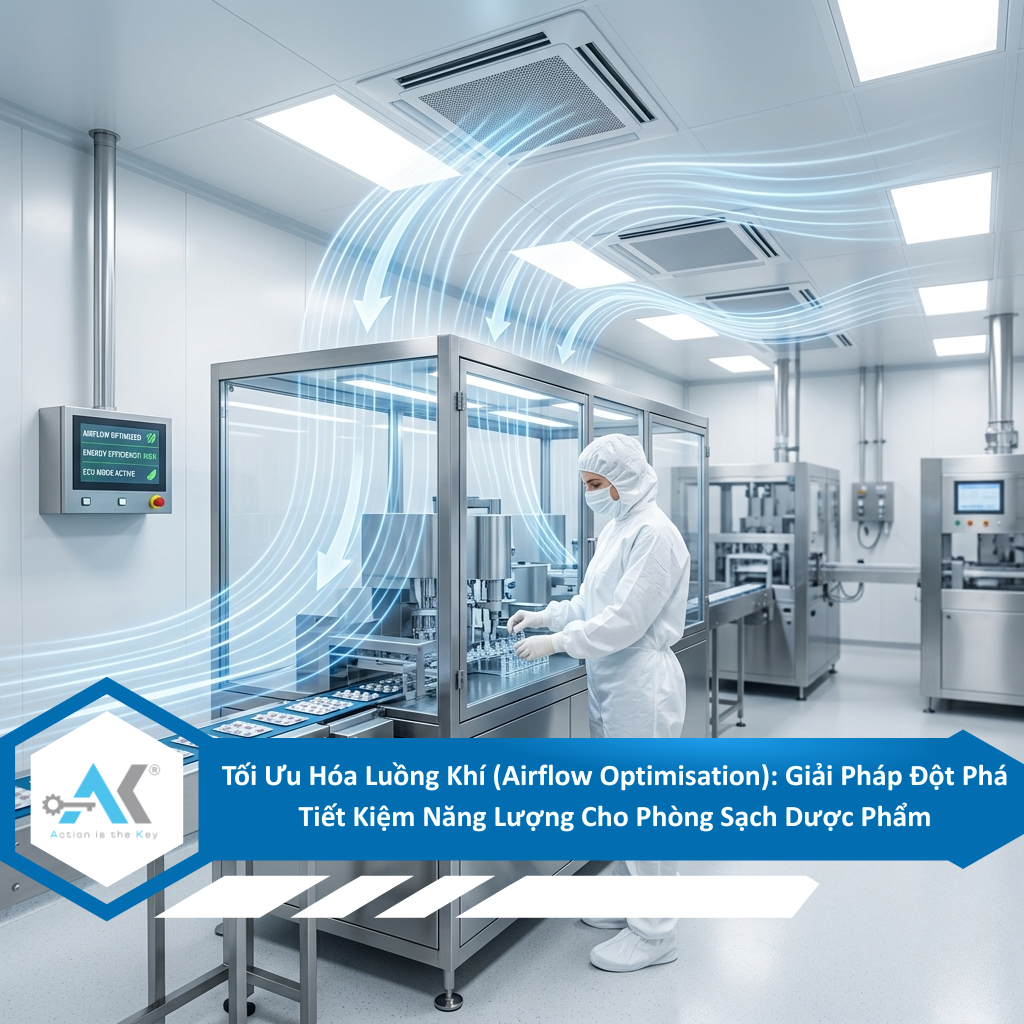 Tối Ưu Hóa Luồng Khí (Airflow Optimisation): Giải Pháp Đột Phá Tiết Kiệm Năng Lượng Cho Phòng Sạch Dược Phẩm