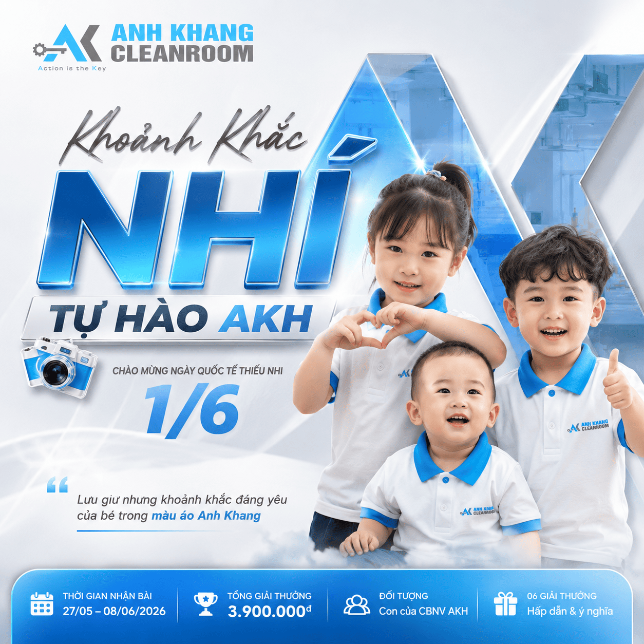 Khoảnh Khắc Nhí – Tự Hào AKH: Lưu Giữ Những Nụ Cười Trong Màu Áo Anh Khang