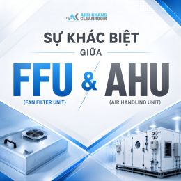 Sự Khác Biệt Giữa FFU (Fan Filter Unit) Và AHU (Air Handling Unit)