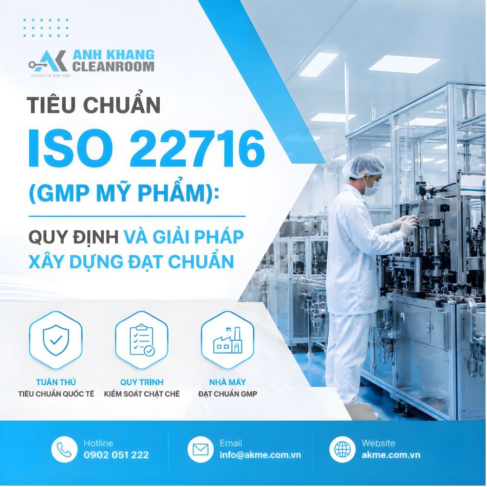 Tiêu Chuẩn ISO 22716 (GMP Mỹ Phẩm): Quy Định Và Giải Pháp Xây Dựng Đạt Chuẩn