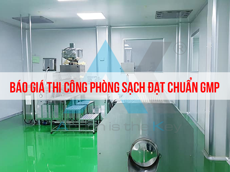 Báo giá thi công phòng sạch đạt chuẩn GMP