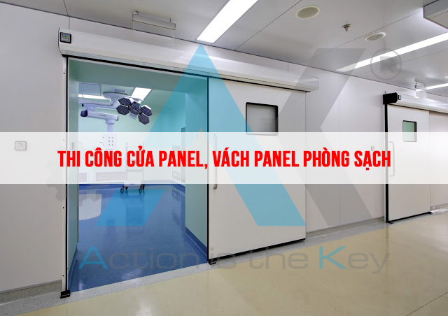 Thi công Cửa panel, vách panel phòng sạch