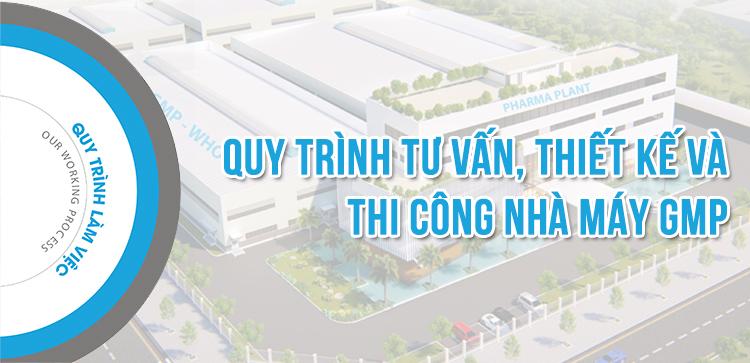 Quy trình Tư vấn, thiết kế và thi công nhà máy GMP