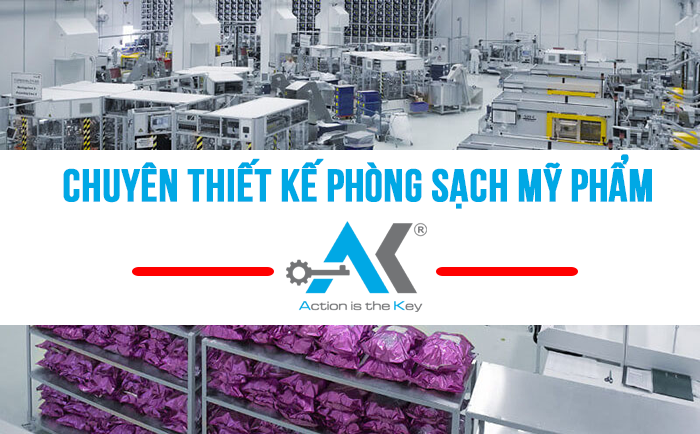 Thiết kế phòng sạch mỹ phẩm tại Anh Khang M&E