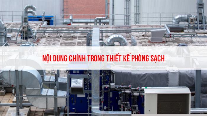 Nội dung chính trong thiết kế phòng sạch