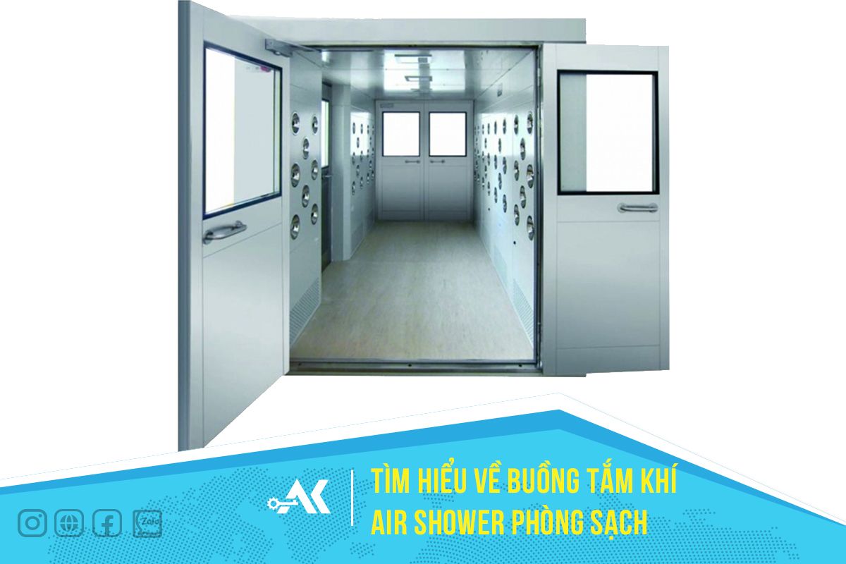 Tìm hiểu về buồng tắm khí – Air Shower phòng sạch