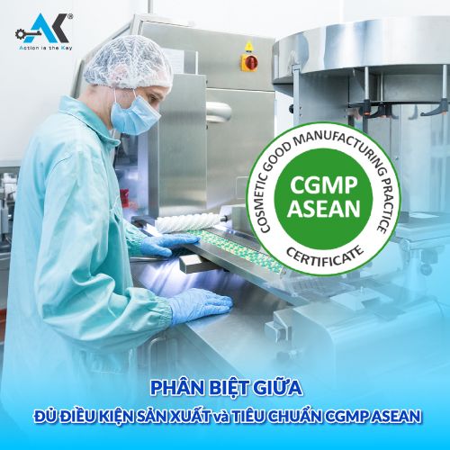 Phân biệt giữa đủ điều kiện sản xuất mỹ phẩm và tiêu chuẩn CGMP ASEAN