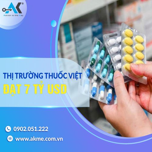 Thị trường thuốc Việt đạt 7 tỷ USD