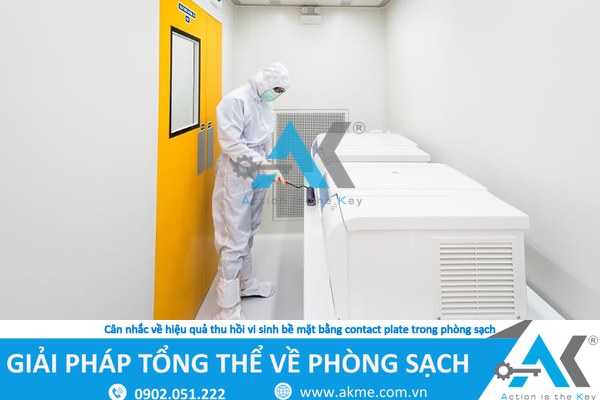 Những yếu tố ảnh hưởng đến khả năng thu hồi vi sinh từ bề mặt bằng contact plate trong phòng sạch