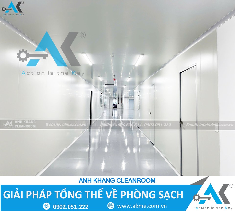 Phòng sạch thực phẩm do Anh Khang Thiết kế và thi công