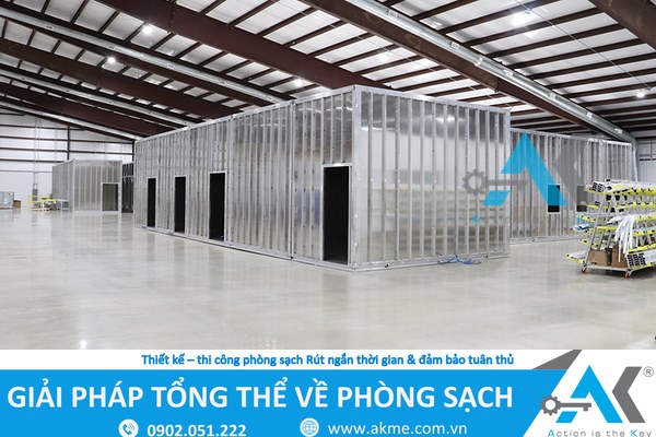 Thiết kế – thi công phòng sạch: Rút ngắn thời gian & đảm bảo tuân thủ