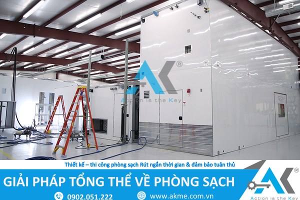 Thiết kế – thi công phòng sạch: Rút ngắn thời gian & đảm bảo tuân thủ