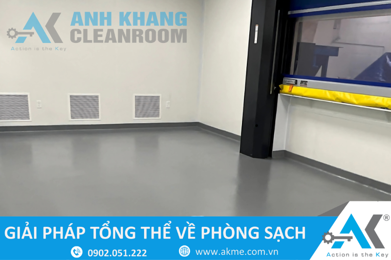 Thiết kế phòng sạch để giảm thiểu ô nhiễm vi khuẩn