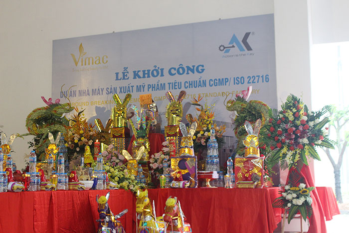 Lễ khởi công Nhà máy sản xuất mỹ phẩm Vimac tiêu chuẩn CGMP ASEAN