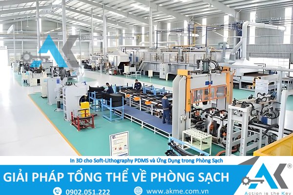 3D Printing for PDMS Soft-Lithography and Applications in Cleanrooms