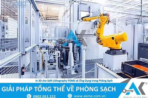 3D Printing for PDMS Soft-Lithography and Applications in Cleanrooms