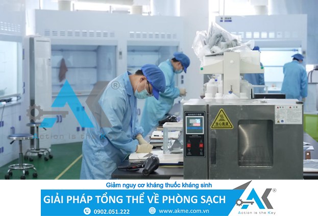 Giảm nguy cơ kháng kháng sinh nhờ các tác nhân tích hợp sẵn.