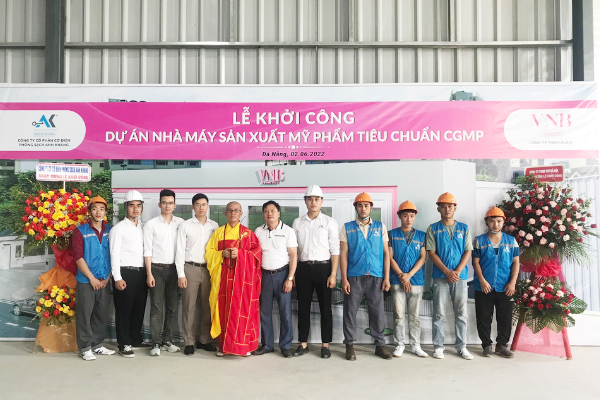 Lễ khởi công xây dựng nhà máy sản xuất Mỹ phẩm tiêu chuẩn CCMP/ISO 22716 ÀLAVI